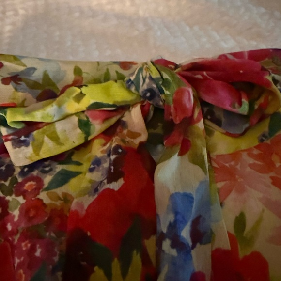 Vici Astoria Floral Mini with Tie Detail Size Large NWOT - Picture 3 of 9